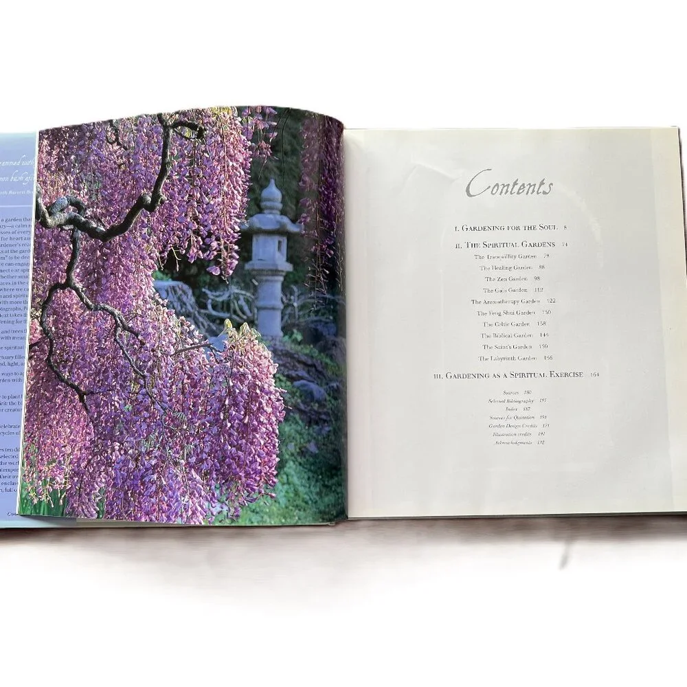 Spiritual Gardening, Creating Sacred Space Outdoors by Peg Streep, Hardcover